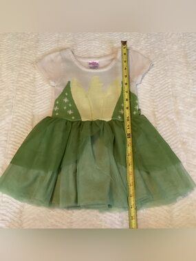 Disney Princess Tinker Bell 2T Knitted Sweater Dress Toddler Dress Up Play Date
